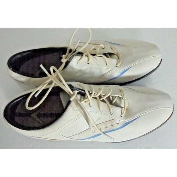 Callaway Golf Women's size 6 Sport Shoes W459-52 Leather White rhinestones - Picture 5 of 9